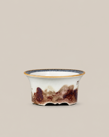 Quiet Perch Polychrome Footed Pot