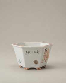 Quiet Chamber Polychrome Hexagonal Pot