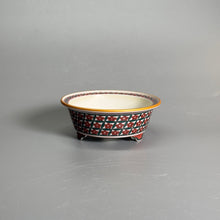 Underglaze Wucai Lucky Clover Pattern Shallow Round Bonsai Pot — alternate view 6