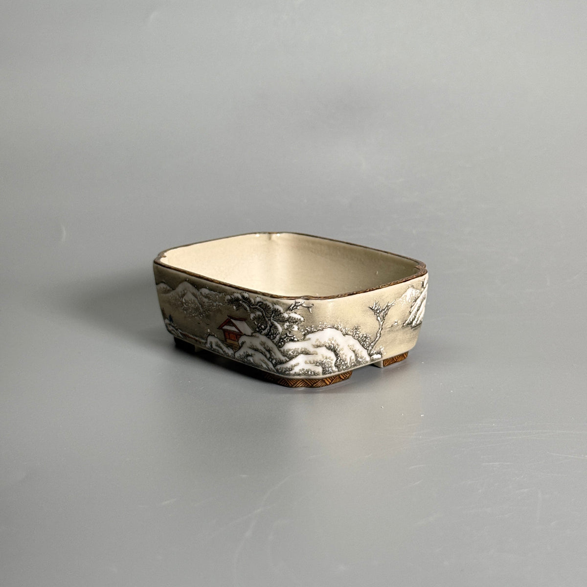 Winter Stillness Relief Landscape Pot — alternate view 3