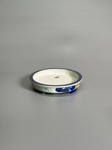 Elegant Pastime Polychrome Oval Pot