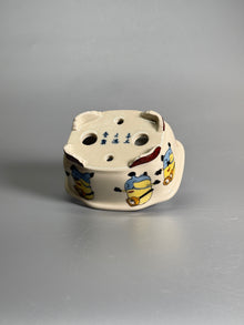 Balloon Parade Polychrome Oval Pot