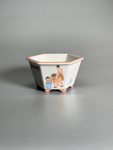Quiet Chamber Polychrome Hexagonal Pot