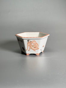 Quiet Chamber Polychrome Hexagonal Pot