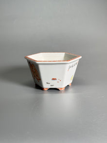 Quiet Chamber Polychrome Hexagonal Pot