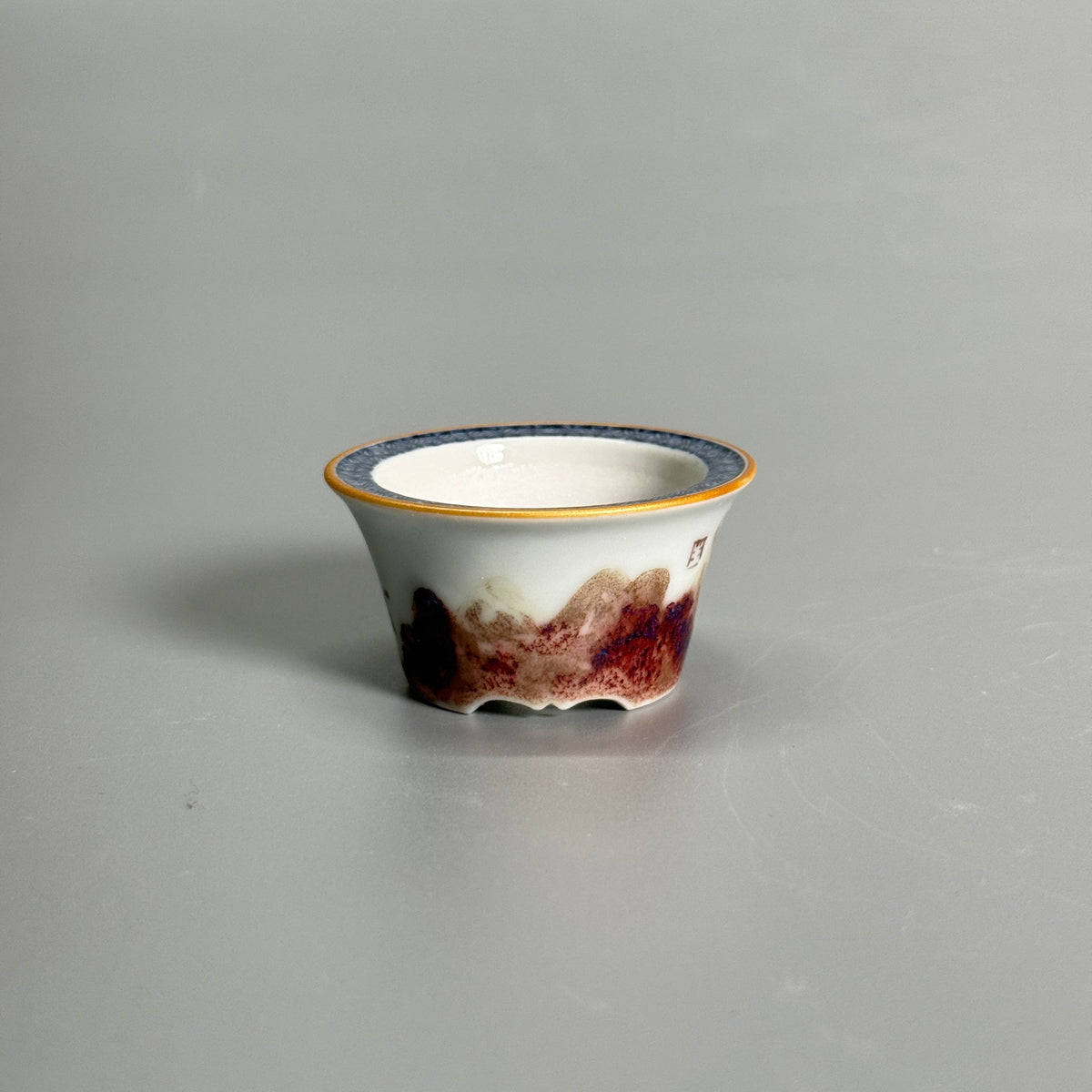 Quiet Perch Polychrome Footed Pot — alternate view 2