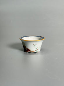 Quiet Perch Polychrome Footed Pot