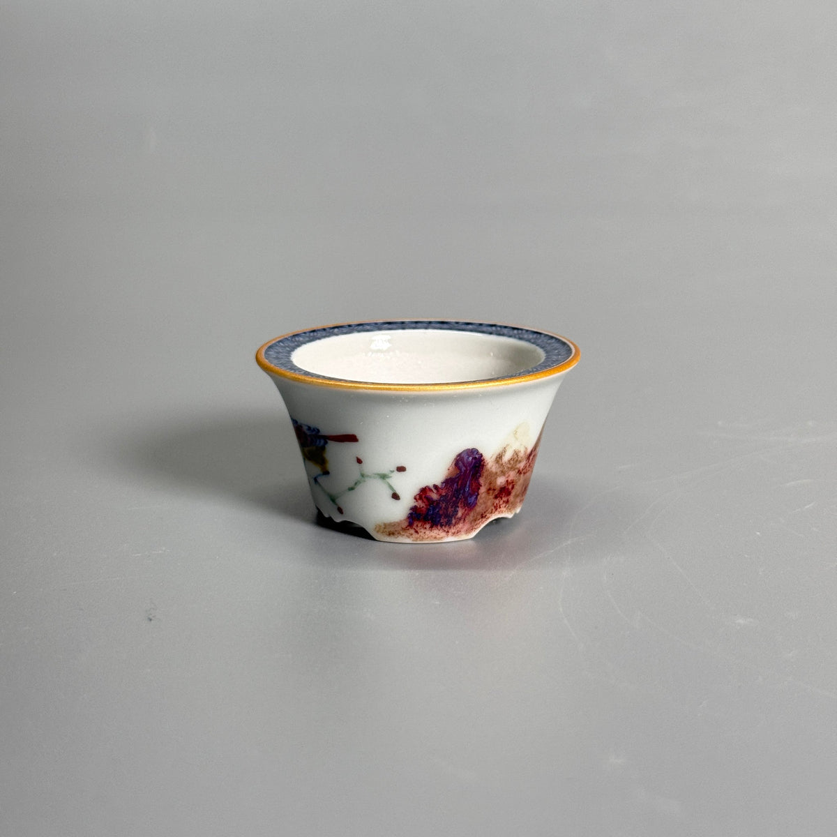 Quiet Perch Polychrome Footed Pot — alternate view 7