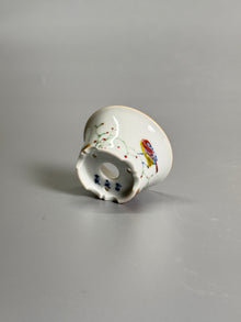 Quiet Perch Polychrome Footed Pot