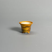 Golden Ochre Landscape Tripod Pot — alternate view 5