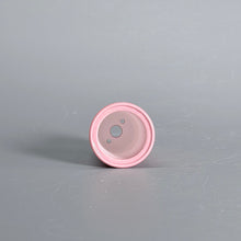 Pink-Glazed Tall Cylindrical Bonsai Pot